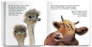 Doris the dizzy cow book illustrated by Paper Rhino