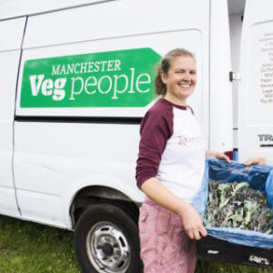 Logo branding workshop and guidelines for community veg co-op Manchester Veg People