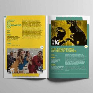 Gateway film festival Peterborough branding logo design with posters and programme by Paper Rhino